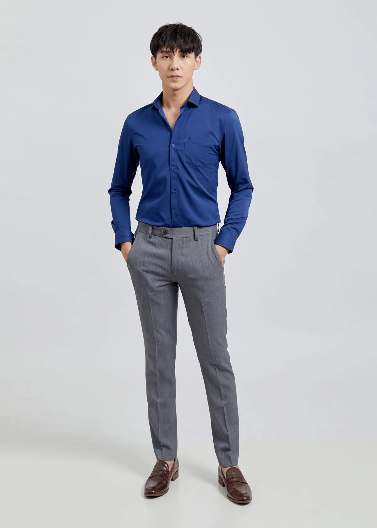 Shop bán áo sơ mi nam BiLuxury cung cấp các mẫu áo chuẩn form dáng