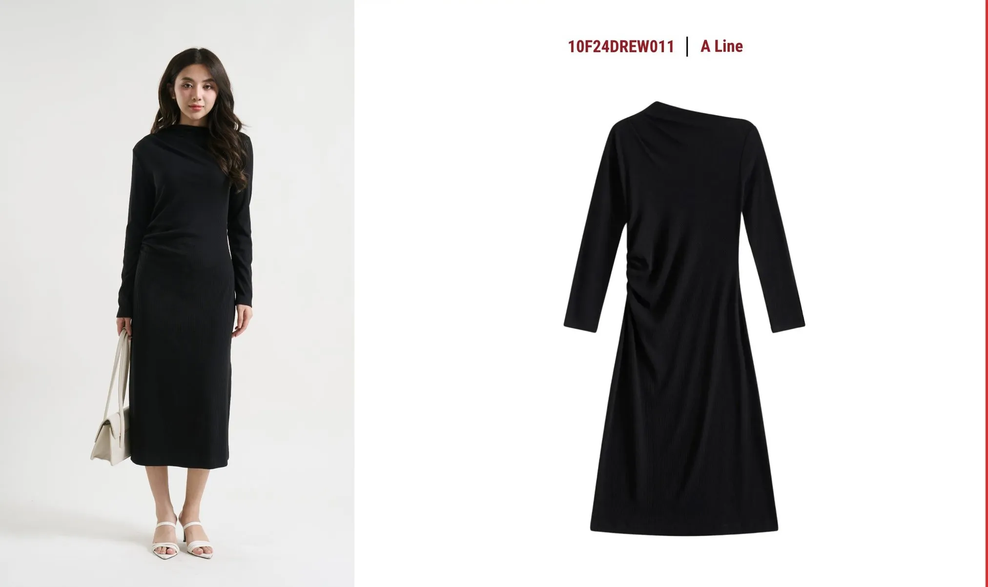 Diện đầm dáng chữ A xòe nhẹ để tự tin đi chơi Tết đầu xuân