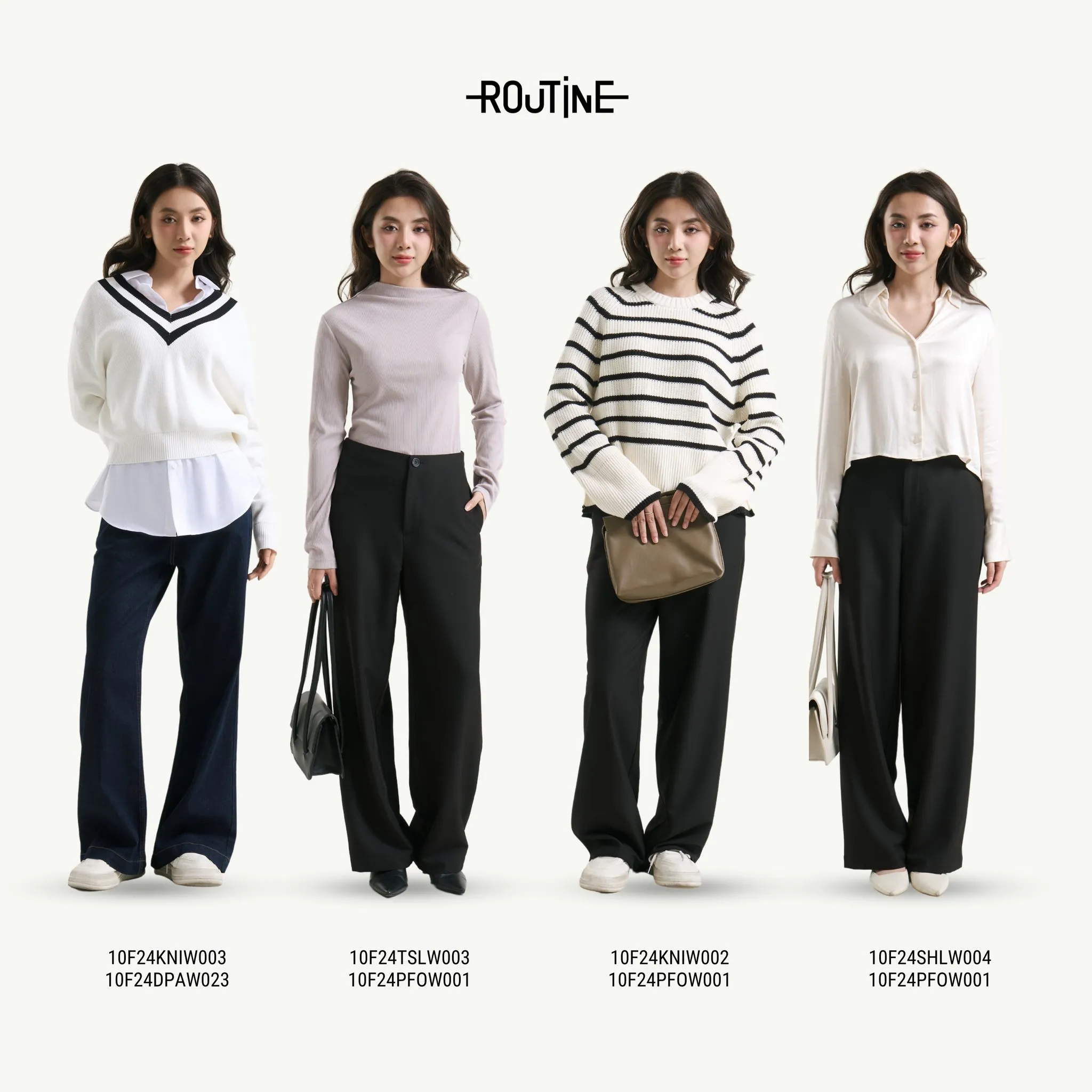 Vô vàn ý tưởng mix quần áo trắng đen diện Tết thanh lịch