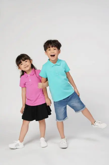 Trang phục cho bé tới trường với áo sơ mi