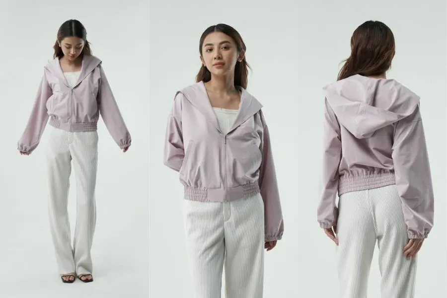 Áo khoác có nón túi đấy được thiết kế với nhiều chi tiết tạo nên phong cách hiện đại và cá tính.