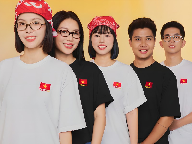 mua áo cờ đỏ sao vàng ở hải phòng